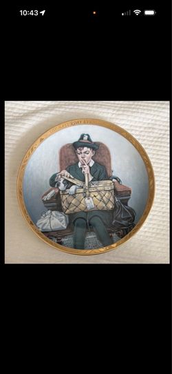Norman Rockwell The Saturday Evening Post Travelling Companions Collector Plate…