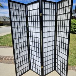 4 Panel Folding Screen 