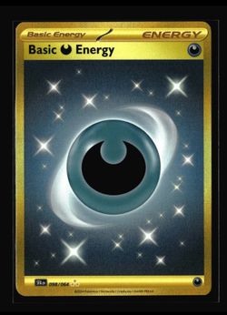 Basic Darkness Energy Holo Hyper Rare 098/064 Shrouded Fable NM
