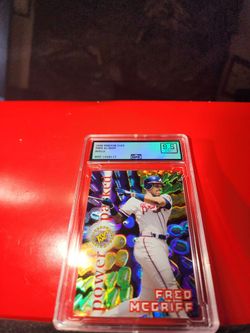 Fred McGriff 1996 Topps Stadium Club Power Packed #13 Braves MPE 9.5 MT+