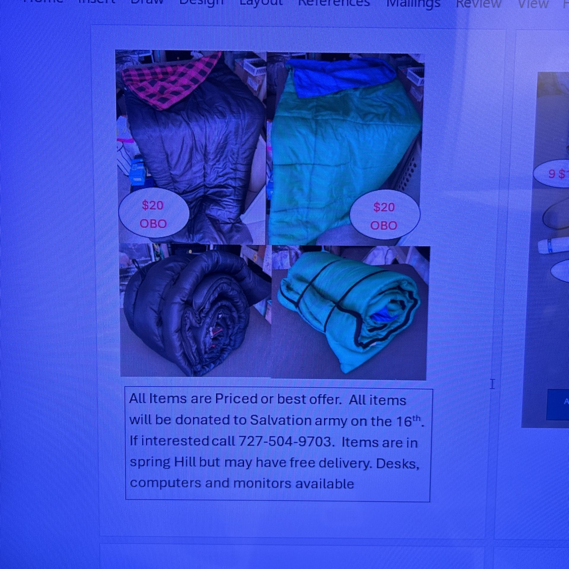 High Quality Sleeping Bags
