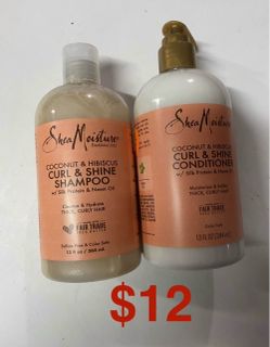 SheaMoisture Coconut & Hibiscus Shampoo & Conditioner Set
