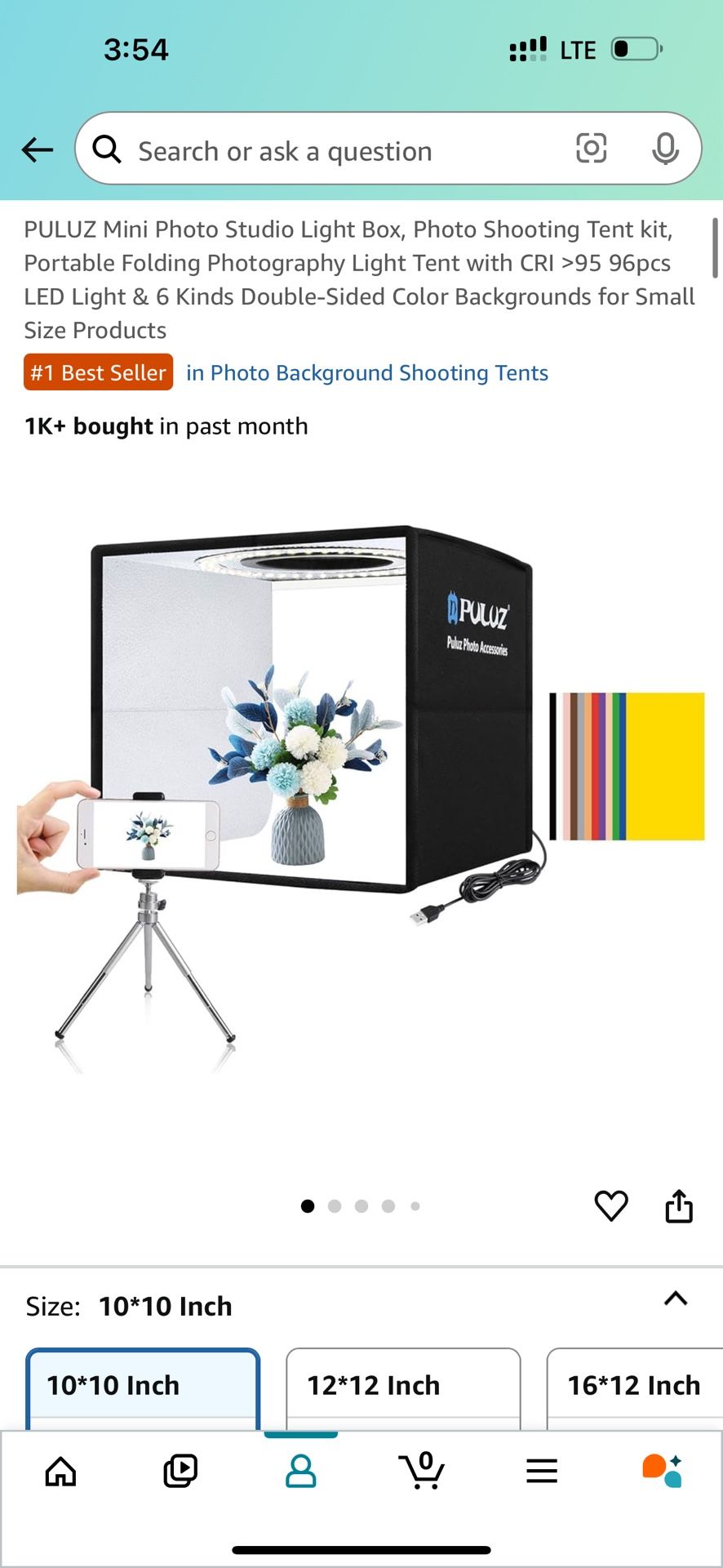 For Sale: PULUZ Mini Photo Studio Light Box