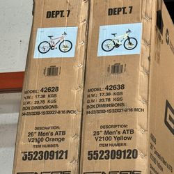 New Genesis 26 In. V2100 Men's Dual Suspension Mountain Bike