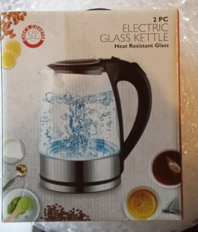 Chefs Counter Electric Glass Kettle