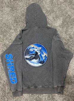 Heavy Duty Snowboard Graphic Pullover Hoodie Size 2X