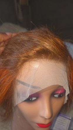 Pixie cut 13x4 frontal lace wig 180% Density 