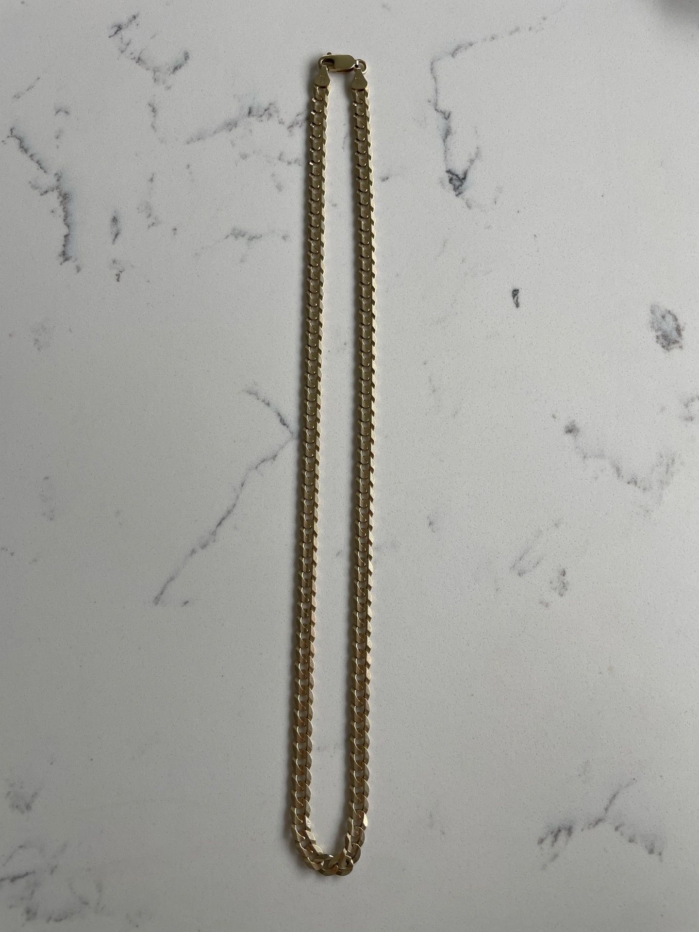 Solid 14 Kt Gold Miami Cuban Link Chain