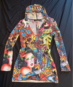 Ed hardy hoodie dress