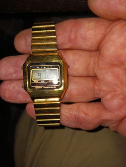 Vintage 1970s semiconductor chronograph digical wrist watch