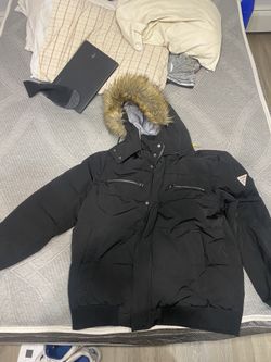 Guess Heavy Flight Puffer Jacket Black
