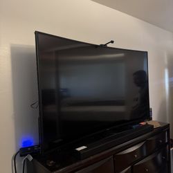 TV 65” and Fireplace 