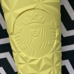 Starbucks Tumbler Yellow NWT $20
