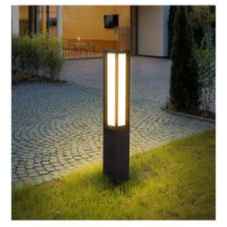 Landscape Path Light, Aluminum 8W 800LM Luxury LED Lighting, 32 Inches Modern Outdoor Bollard Lighting for Lawn, Patio, Courtyard and Driveway Decorat