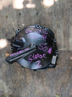 06 Kawasaki Ninja ZX10 OEM Clutch Cover In Black