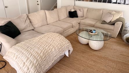 7 Piece Living Space Sectional with Left Chaise