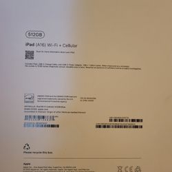 Apple iPad A16 512G