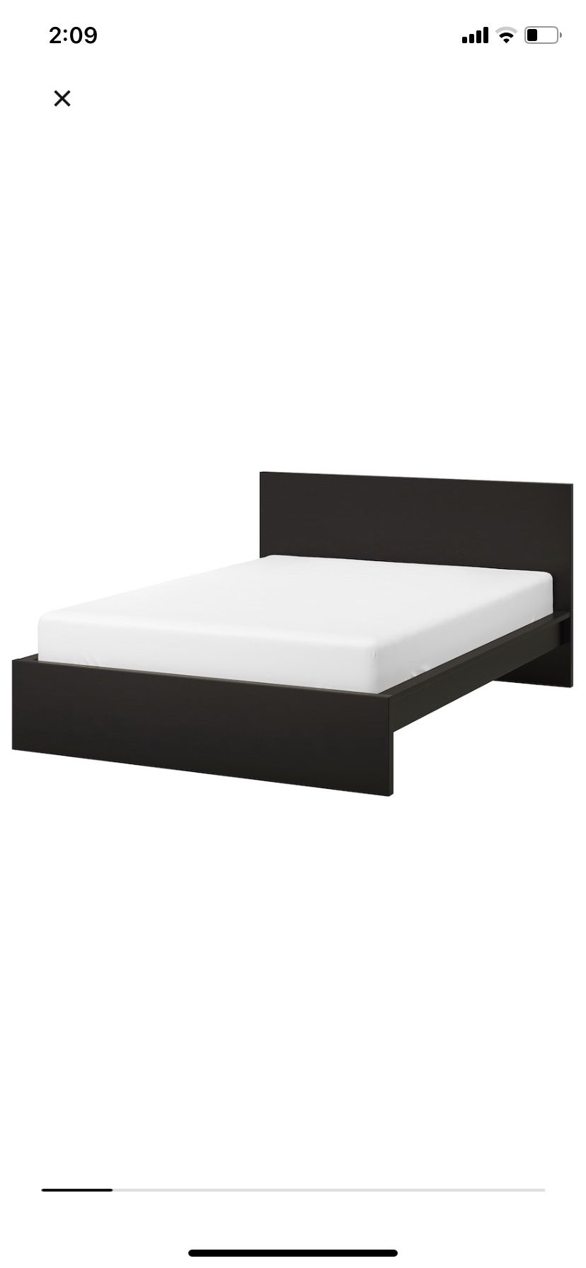 Cama Queen IKEA Con Colchón Y Cobertor En Buen Estado for Sale in Miami, FL  - OfferUp