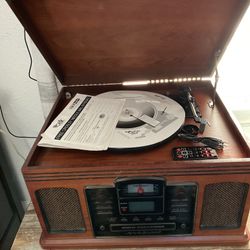 Crowley  Turntable , cassette Player CD  Player And Radio 
