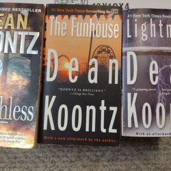 3 Soft Cover Dean Koontz Novels