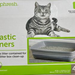 Clear Elastic Litter Box Liners 