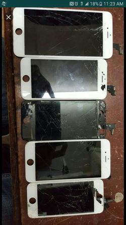 Iphone screen on the spot