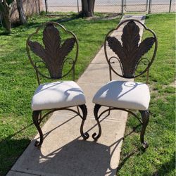 Iron Chairs - (Brand New!!) - $80 For Both