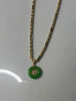 14k solid gold pendant