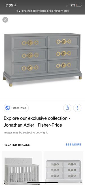 New Jonathan Adler Dresser Grey For Sale In Riverdale Md Offerup