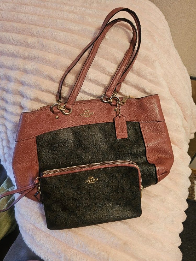 coach purse and wallet