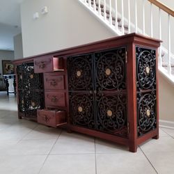 Espejo Y  Cajoneras Para Comedor  ( Set )