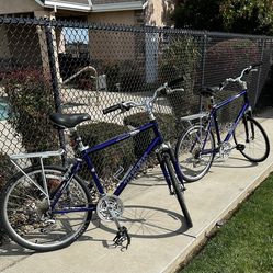 2Trek NAVIGATOR 400 Mountain Bikes 18.5”-21”-24-speed 3x8 drivetrain Shimano Components Gears