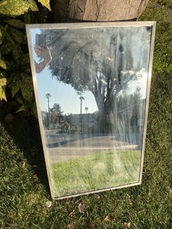 Nice Large Metal Framed Mirror