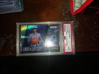 2019 Panini Prizm Basketball 🔥 JA MORANT 🔥    #2 "Luck Of The Lottery--"Hyperprizm"🔥 Pristine Condition PSA9.0 🔥 Immaculate GEM 💎 MINT CONDITION 