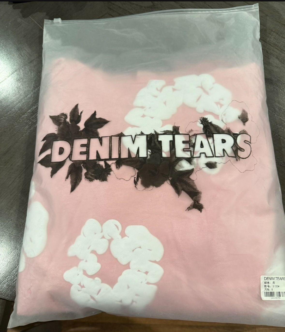 Denim Tears Hoodie Pink