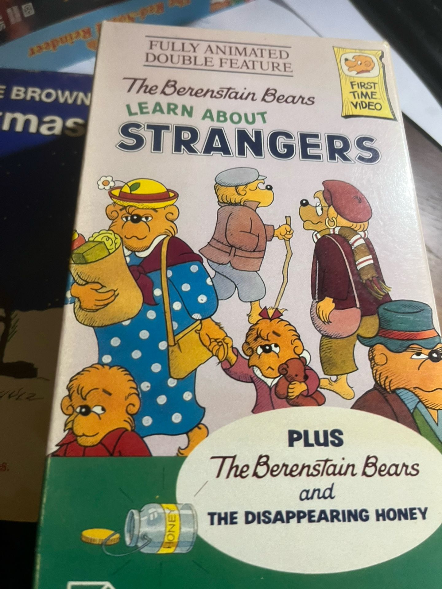 The Berenstein Bears Learning About Strangers Vhs Tape