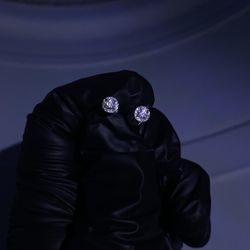 4mm 1ct diamond earrings 