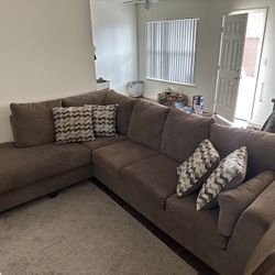 Brown Couch 