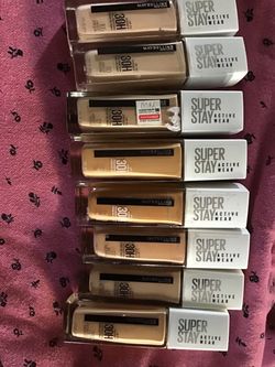 New  Maybelline superstay 30hr wear foundations