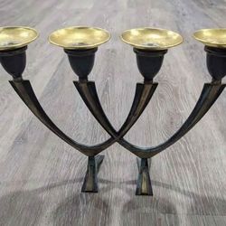 Vintage Brass Candle Holder