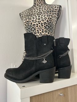 Harley Davidson Womens Ankle Moto Boots