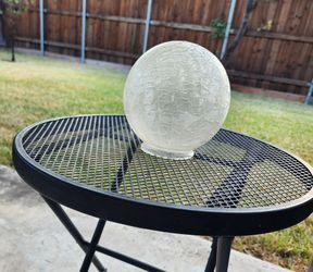 Vintage crackle glass replacement shade