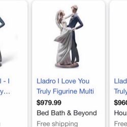 Lladro I Love You Truly Figurine