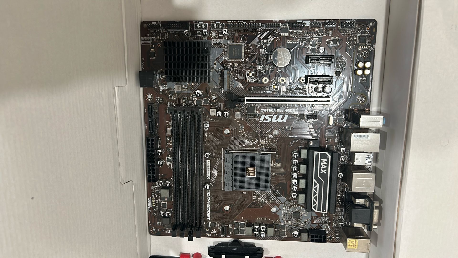 msi b450m motherboard and ryzen 5 2600