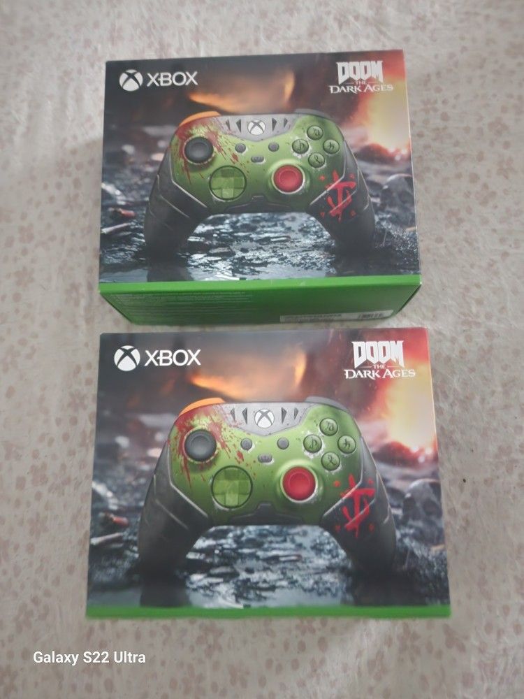 DOOM THE DARK AGES XBOX CONTROLLERS NIB NEVER USED SEALED