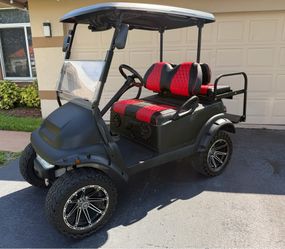 Club Car Precedent - Lifted, Custom Seats