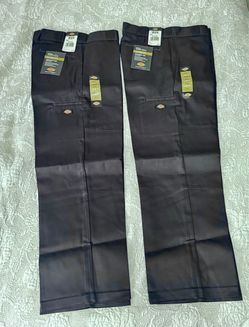 $35 each Dickies Mens Loose Fit Double Knee Twill Work Pants Black 34X30.