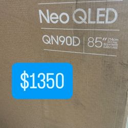 SAMSUNG 85-Inch Class Neo QLED 4K QN90D Series Quantum HDR+, Dolby Atmos, Object Tracking Sound+, Anti-Glare, Gaming Hub, Q-Symphony, Smart TV with Al