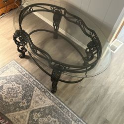 Glass Top Coffee Table 