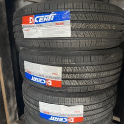 235-70-15 (4) New All Season Tires Installed 50,000 Miles $330